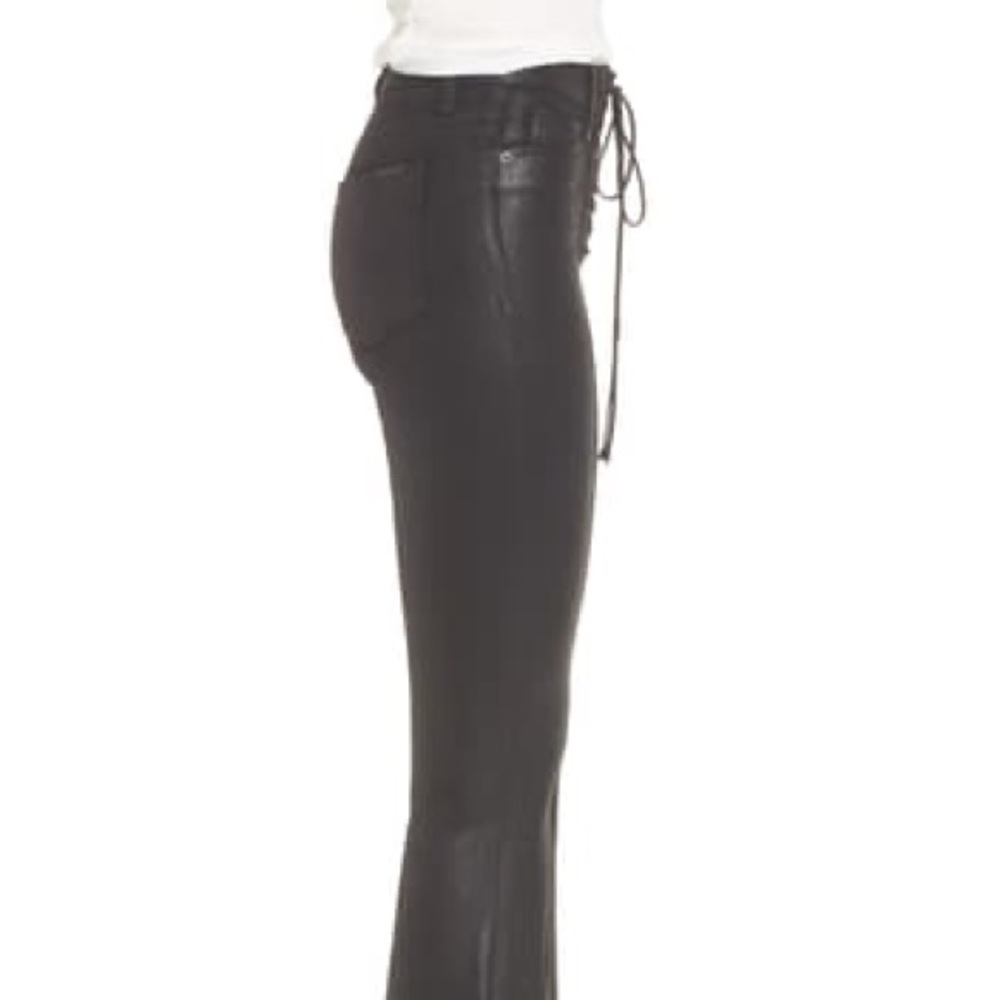 NWTHudson High Waist Lace-Up Flare Jean - Picture 8 of 16